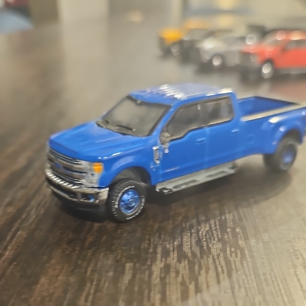 Blue Diecast Pickup Truck Model